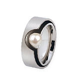 Ring R147 Stahl SW-Perle