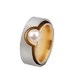 Ring R148 Stahl SW-Perle