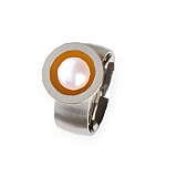 Ring R165 Stahl SW-Perle