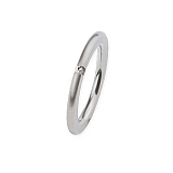 Ring R268 Stahl Zirkonia white