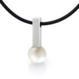 stainless steel pendant pearl 049.40PW01