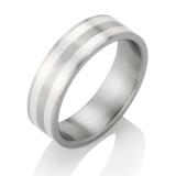 Partnership rings stainless steel silver 067.1300.D31